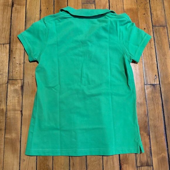 Lilly Pulitzer Green Polo Shirt with Pink Accents - Picture 3 of 3